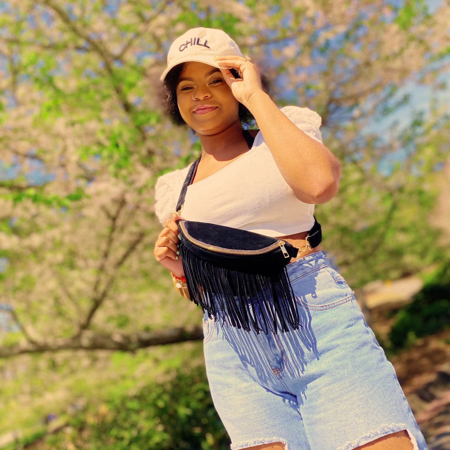 Fringed Or Not Sling Bag